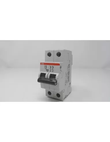 Abb s202 c40interruttore magnetotermico 2p 40a 6k c 2 moduli  s466301