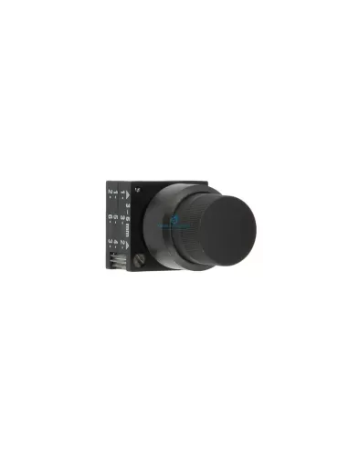 Siemens 3sb30000ca11 protruding push button with black lock