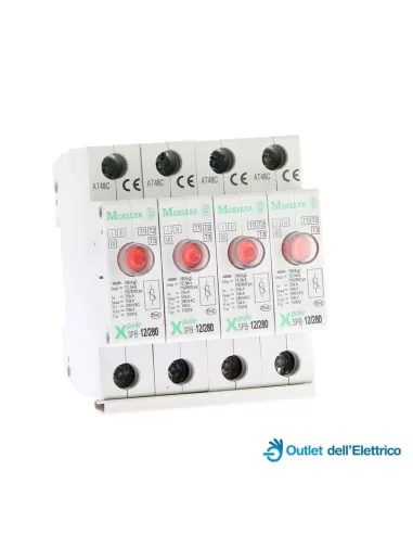 Eaton Spb-12/280/4 scaricatore di sovratensione  i ii 4p 280v 1,5kv 50ka