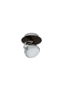 Fozz 02 0109 326 pasha lampada soffitto 3x9w gx53 alluminio marrone