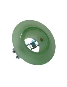 Ivela 2449-10-70 faretto incasso orientabile 50w 12v gx5.3 d.foro 88mm vetro verde satinato