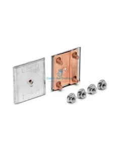 Zamet TO.200.0007.01 galvanized connecting plate with pins