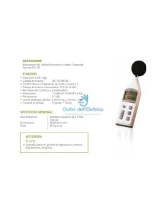 Sonomètre ELD 1357 Kyoritsu cl2