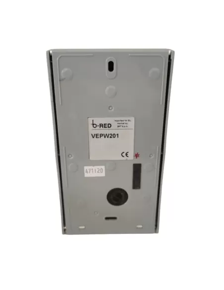 Bpt B-red VEPW201 Poste de rue vidéo un/bifamilial. système à 2 fils n/b