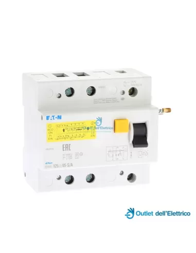 Eaton Fbhmv-125/2/05-s/a blocco differenziale 125a 2p 0,5-s/a