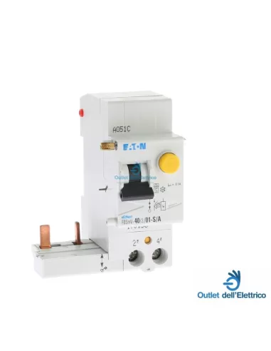 Eaton Fbsmv-40/2/01-s/a differential block 40a 2p 01-s/a