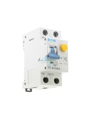 Eaton Pkn6-20/1n/c/03-a Fehlerstromschutzschalter 1p+n 20a c 0,3 6ka cl.a