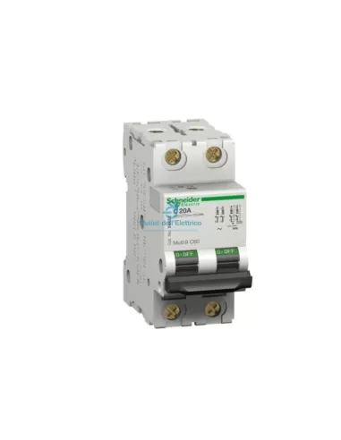 Schneider 24456 Circuit breaker c60n 2p 50a c ul/csa
