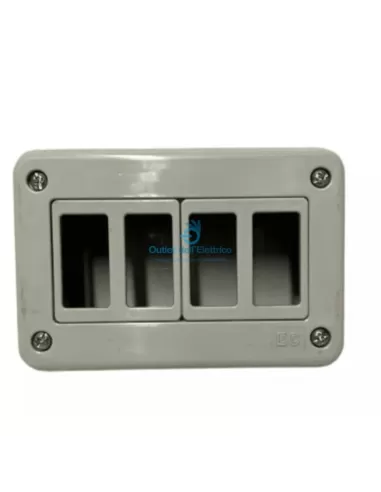 EC300A4V electrical boxes for 2+2 vertical Gewiss and Bticino devices