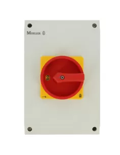 Eaton P3-63/i4/svb 3-pole enclosed switch disconnector with emergency stop 2