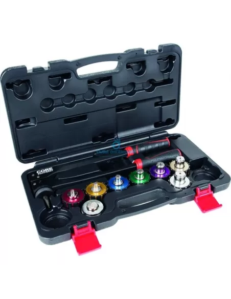 Core 21040900 tube expander set with 1/4-3/8-1/2-5/8-3/4-7/8 heads