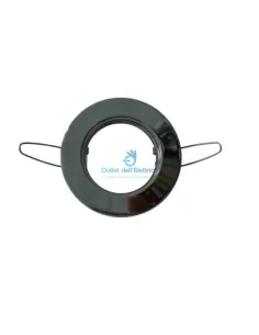 Secom 286 faretto incasso cromo s/lamp.ip20 gx5,3 12v orientabile