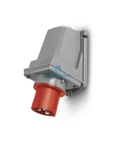 Scame Parre 240.1698 Fester Wandstecker 2p+t ip44 16a 9h 380-415v