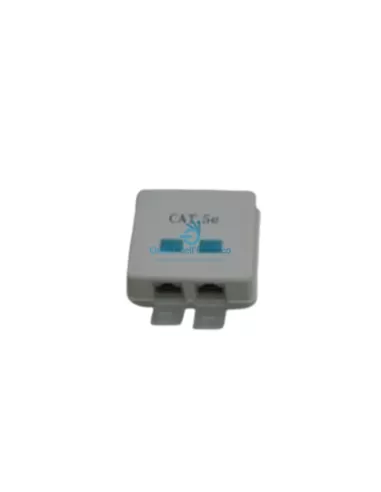 Fanton 23942 Presa parete 2 usc.rj45 8/8 bianco