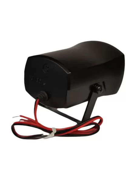 Lince 374ps3 black siren 12v with bracket