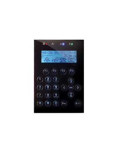 Inim kin4aconceptgn concept//gn tastiera capacitativa c//display grafico nera