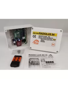 Radiolux 04 4-channel self-learning radio receiver 433.92 MHz IP65
