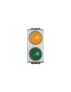 Bticino nt4372av light tech portalampada arancio verde