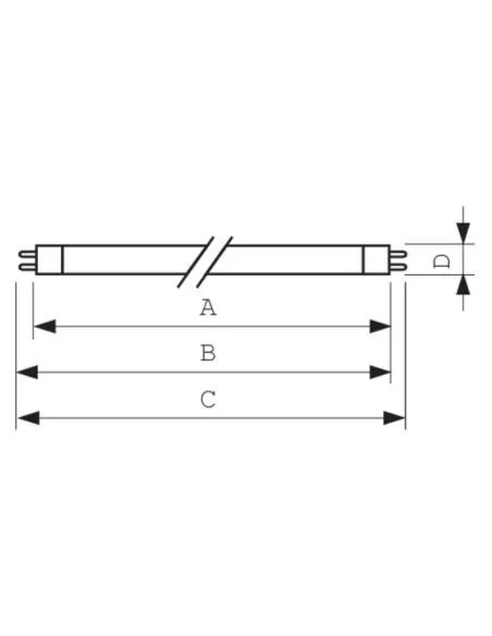 Philips tl53982 master tl5 ho Tubo Fluorescente T5 39w/827 2700°k (luce calda)