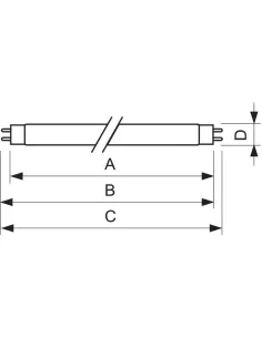 Philips TL-D Lampe fluorescente colorée 36W G13 Jaune 2