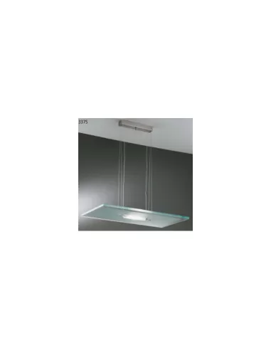 Rossini illuminazione 3375-sl sosp in vetro crist met nickel 200w r7s