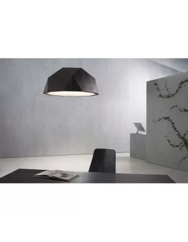 Fabbian d81a0148 crio sospensione piccola ebano scuro d 57,2 cm e27 5x18w