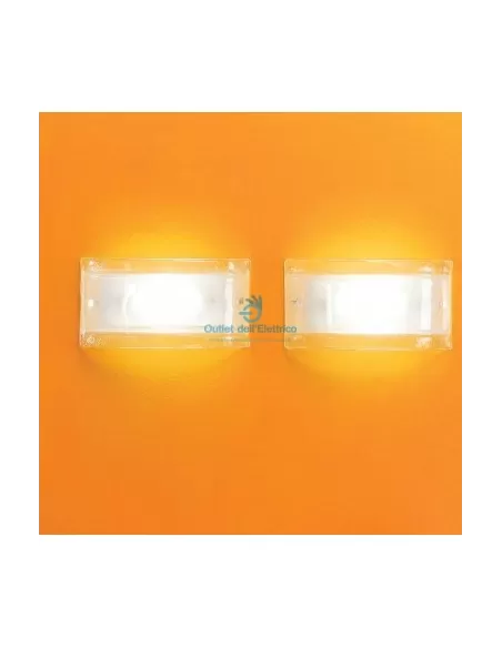Linea light 4504 cristallo appl v piastra 1xr7s 150w