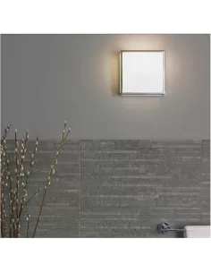 Astro plafone soffitto parete mashiko 0890 1x60w e27 cromo luce vetro satinato 2