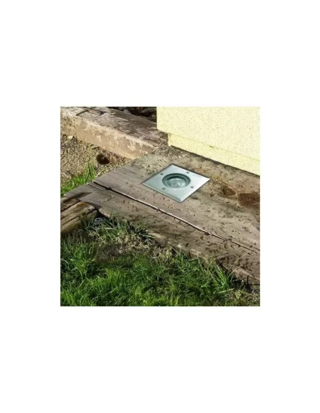 Leds c4 55-9281-Y4-37 Recessed floor lamp ip65-ip67 gea gu10 1x50w square acc.