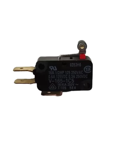 Omron v1651c5r-1094510 micro-1dt16a short lever red fs200g faston 6.35
