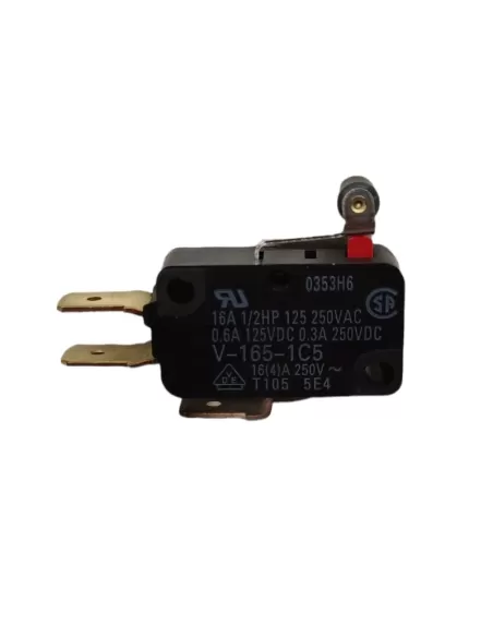 Omron v1651c5r-1094510 micro-1dt16a short lever red fs200g faston 6.35