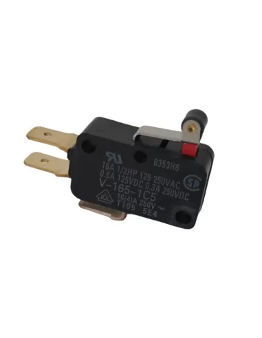 Omron v1651c5r-1094510 micro-1dt16a short lever red fs200g faston 6.35