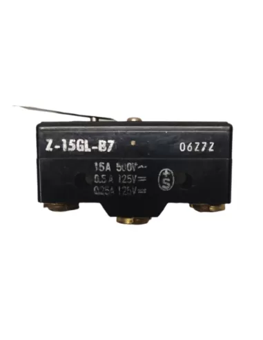 Omron z15glb7 micro limit switch 1 contact in sc 15a 250vac
