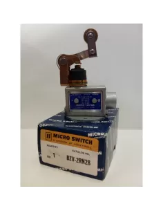 Honeywell bzv-2rn28 interruttore finecorsa a leva con rotella metallo 15a 125-480vac con base di fisaggio