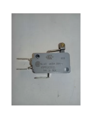 Honeywell v5p010cb1d microswitch 16a 250vac no nc a leva con rotella metallica