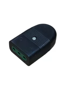 Vimar 01023 Presa 2P T 10A P11 Assiale Nero 2