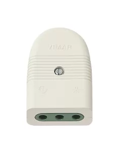 Vimar 01023.B 2P T 10A P11 Axial Socket White