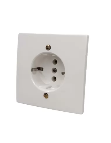 Vimar 06417.B Presa 2P T 16A Tedesco Bianco