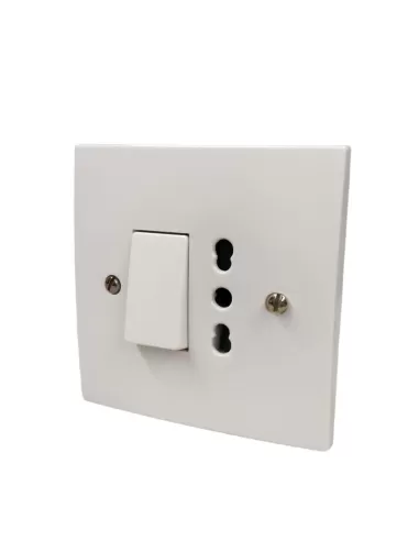 Vimar 06690.B 1P 10Ax Diverter Socket P17/11 White