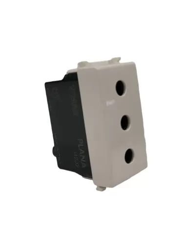 Vimar 14202 Plana Socket 2P T 16A P17 White
