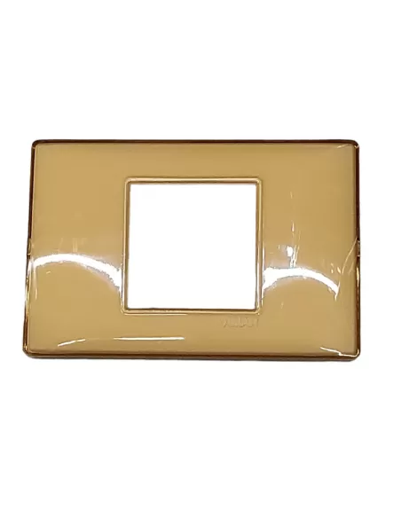 Vimar Plana 14652.43 Placca 2 Moduli Centrali Reflex Ambra