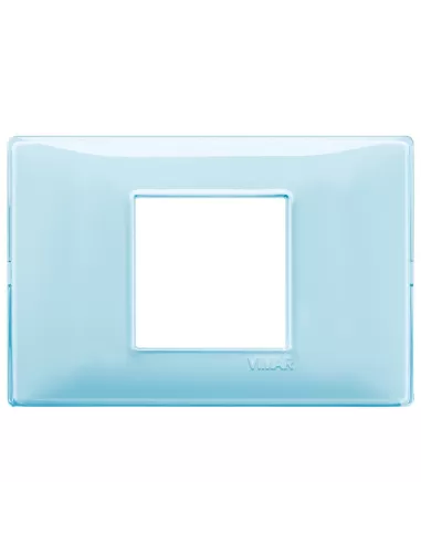 Vimar Plana 14652.45 Placca 2 Moduli Centrali Reflex Acqua