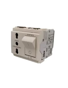 Vimar 16273.16.B  Idea Presa Interbl Magnetotermico 2P 2 Moduli Bianco