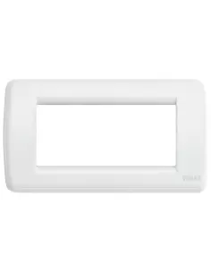 Vimar Idea 16754.01 Placca Rond� 4 Moduli Bianco