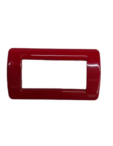 Vimar Idea 16754.05 Placca Rond� 4 Moduli Amaranto