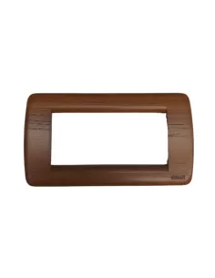 Vimar Idea 16754.57 Placca Rond� 4 Moduli Teak