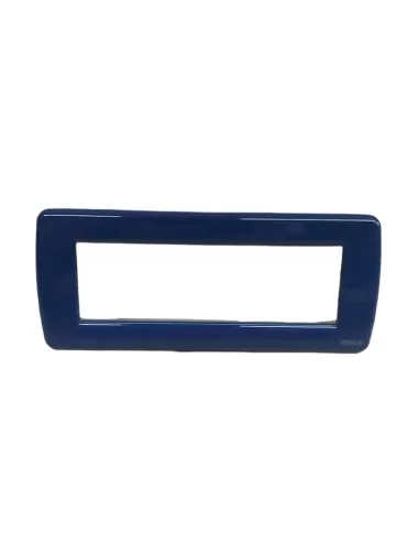 Vimar Idea 16756.12 6-Module Round Plate, Cobalt Blue