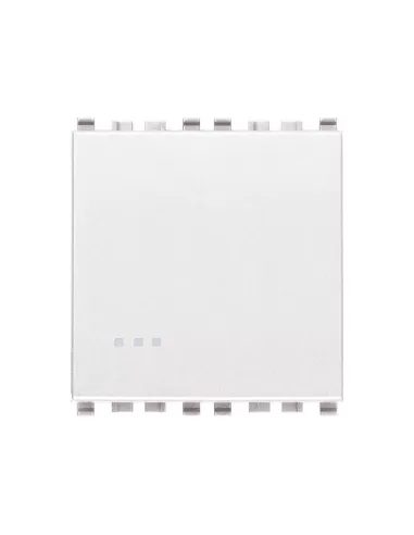 Vimar 20008.2.B Pulsante 1P No 10A 2 Moduli Bianco