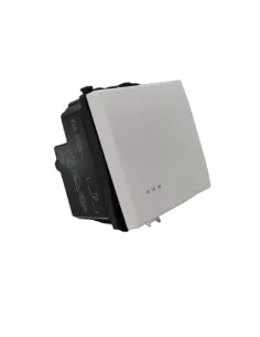 Vimar 20008.2.B 1P No 10A 2 Module White Push Button 2