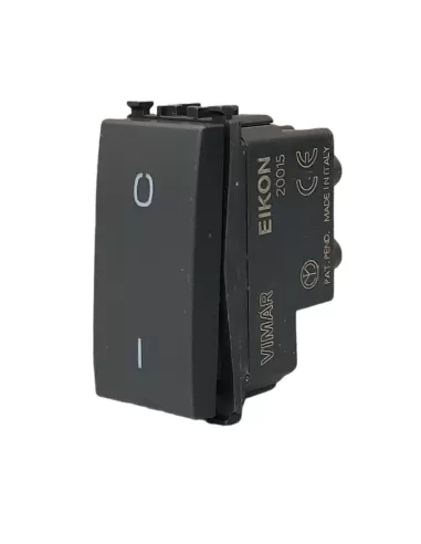 Vimar 20015 Interrupteur 2P 16Ax Gris